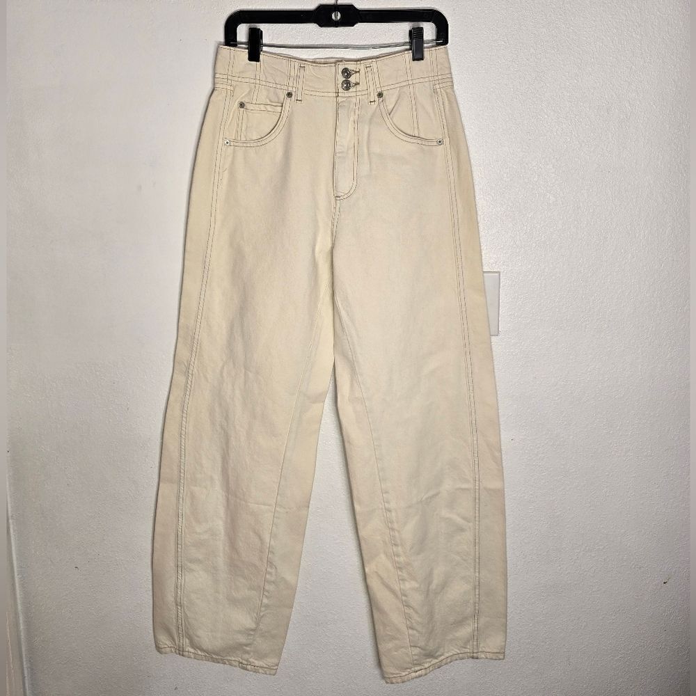 We The Free Aster Seamed Relaxed Straight Leg Jeans Size 29 - Picture 2 of 14
